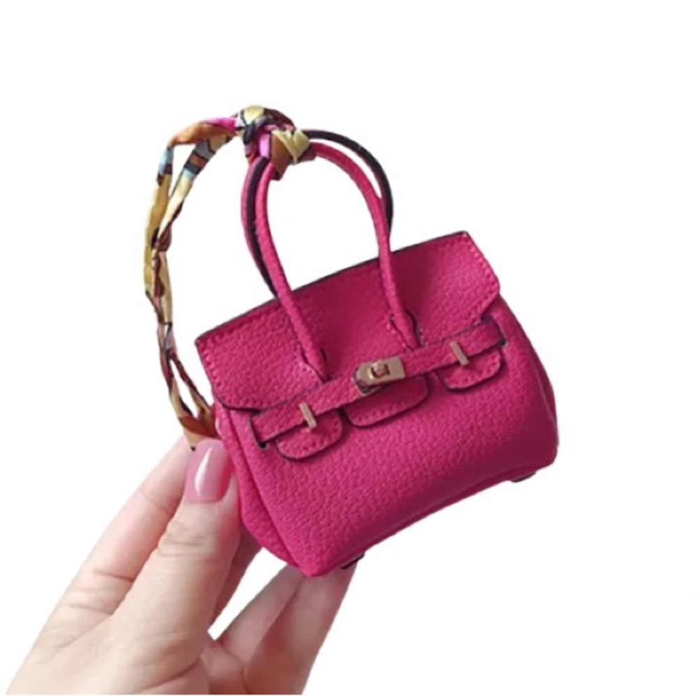 Baby Birkin Inspired Bag Charm - Picture 3 of 5